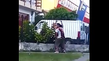 Preview 4 of Father Fucks Her Doughtet - cojiendo en la calle