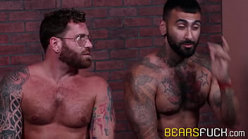 Preview 1 of China Kunfu Bokeb - Bearded Rick York moans while fucked by Riley Mitchel