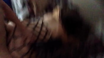 Preview 2 of Chut Pissing - Hot amateur housewife in fishnet bodystocking