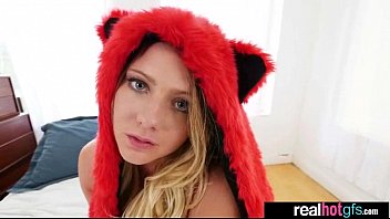 Preview 1 of Gay Sex Twinks - Real GF (lilly sapphire) Perform Hard Sex On Camera vid-17