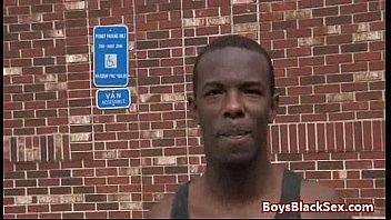Preview 1 of Homemade Swringers - white teen boy fucked by big gay black man 18
