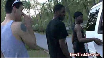 Preview 3 of Indian Wife Take Anal - White Teen Boy Fucked By Big Gay Black Man 19