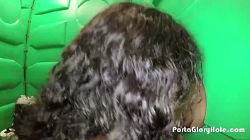 Preview 2 of Oid Saxxx - Porta Potty Gloryhole black girl Swallows