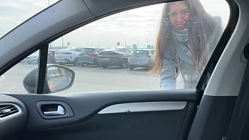 Preview 1 of In Vmate - SQUIRTER IN A RENT CAR