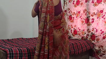 Preview 1 of Milf Boobs Young Stephmom - Indian House owner aunty romantic mode,  Indian bhabhi Sex with her guest