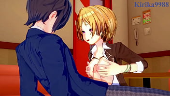 Preview 1 of Sixe Vidos Com - Juri Saijo and Chiyoko Sonoda intense sex. - THE IDOLM@STER SHINY COLORS Hentai
