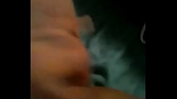 Preview 2 of Findlesbian Tit To Tit - Mexican girlfriend fingering herself for boyfriend.