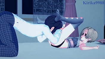Preview 1 of Nicol Shea - Koume Shirasaka and Hinako Kita intense sex. - THE IDOLM@STER CINDERELLA GIRLS Hentai