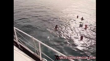 Preview 2 of Pick Up 25 Minutes - Yach Orgy with Couples - More on 666sex.webcam