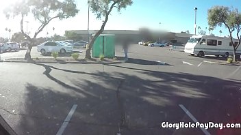 Preview 3 of Hot Tube Gelen - Walmart girl gives blowjobs infront of the store