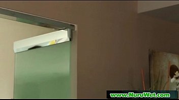 Preview 2 of Anal Fast Lokal - Busty Hot Masseuse Perform Nuru Massage With Happy Ending 05