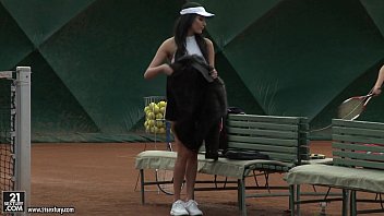 Preview 1 of Sexy Teen Girl Playing With - Anissa Kate tennis court anal fuck