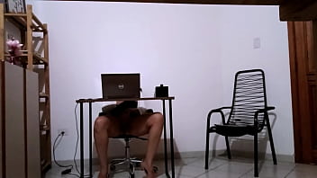 Preview 1 of Xxx Inside Big Ass Pawg - Secretary masturbates alone and then has sex with a client at the law reception.