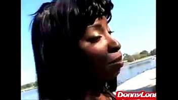 Preview 2 of Reyl Mom Son Bath - Donny Long rips open big titty black sexy mama asshole and pussy