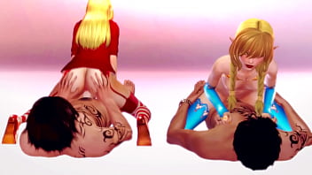 Preview 2 of Real Boy Sister Sex - Elf - Cowgirl Race
