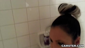 Preview 4 of Too Big Bbc Penetrations - In her bathtub shaving her hairy asian pussy