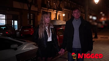 Preview 2 of Www 3xcom - Daddy,  give me a black man. Lizzie Falconnat fulfills her fantasy_ her cuckold sugar daddy gives her an interracial sex session - Nigged