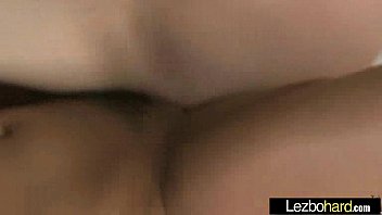 Preview 4 of Cumshot Spying On Her - Teen Lez Girls (Stacey Levine &amp_ Amara Romani) Play In Front Of Camera vid-29