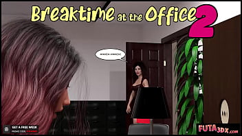 Preview 1 of Jungle Ki Bf Hd Janwar - Futa3dX - Blonde Gets Her Ass And Pussy Filled By 2 HUGE FUTA COCKS