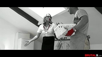 Preview 1 of Small Hunter Gay - - Office slut Anita takes a rough fuck teen porn