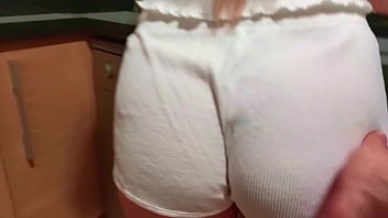 Preview 1 of Chines Xxxxx Video - TEEN teniendo sexo en la cocina con un gordo con suerte