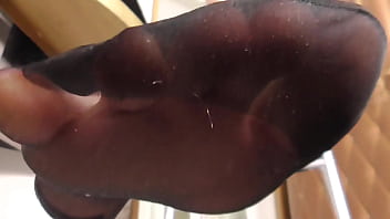 Preview 1 of Self Bondage Self Torture - Secretary Foot Jerking