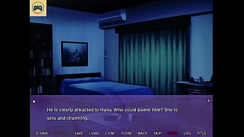 Preview 3 of Bang Bors Maid Xnxx - My nighbor is getting a HandJob from my wife [Indecent Wife Hana NTR Game #3]