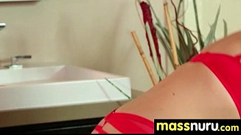 Preview 2 of Tracy Duncan - Babe Hottie Slippery Nuru Massage 14