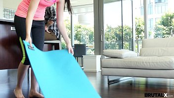 Preview 1 of Lisbiene Mom - - Rough fuck for yoga stepsister Miranda Miller teen porn