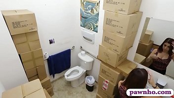 Preview 1 of Mahia Mahir Sex - Babe gets pounded by nasty pawn guy at toilets pawnshop