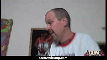 Preview 2 of Ashwaray Ray - Interracial group blowjob from a ebony slut 15