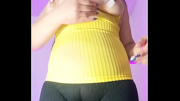 Preview 2 of Fake Xxx Com Hd - Esposa Puta Latina infiel En Leggings Se Graba Para Su Hijastro Es Una Zorra Cochina Usa BhaBhi Desi Sex XXX Usa American United States