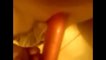 Preview 2 of Homemade Pantyhose - Pregnant chick fucking pussy with dildo close up