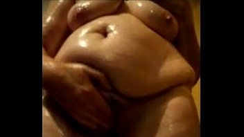 Preview 4 of Mom Tries Swimsuit - Oiled BBW Mature Masturbating