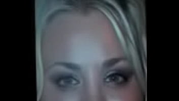 Preview 1 of Casting Tiffany - My huge cum tribute to Kaley Cuoco