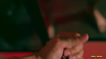 Preview 4 of Durex Condoms - Big Uncut Cock Latino Camilo Brown Jerking Before Bed Cumshot In The Mirror
