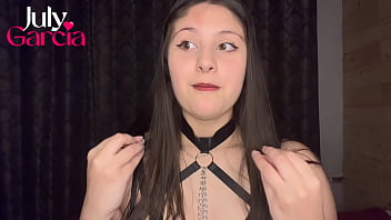 Preview 2 of Monali Thakur Ki Xxx Video - Morena peituda coloca lingerie preta cheia de correntes fica excitada e se masturba usando brinquedo at&eacute_ gozar - Julygarcia.com.br