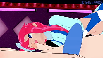 Preview 1 of Nid Xxx Video - Skyla (Fuuro) and Bianca (Beru) intense sex. - Pok&eacute_mon Hentai