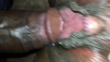 Preview 3 of Muffin Puff - shoving my dick in and out of her mature black pussy