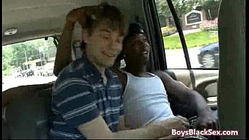 Preview 1 of Tv Art - Sexy White Teen Boy Fucked By Gay Black Dick 12