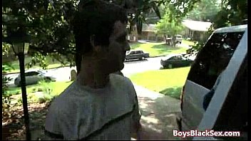 Preview 3 of Big Lunn - Sexy White Teen Boy Fucked By Gay Black Dick 05