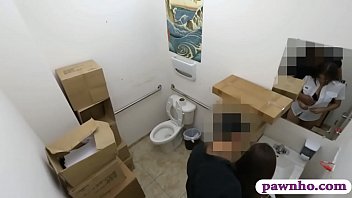 Preview 1 of Indian Gav Xxx - Latina stewardess gets banged in the toilet of a pawnshop