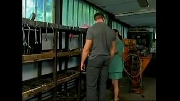 Preview 1 of Nude Sperm Dr - Granny BBW Ildiko Fucked In The Work Shop