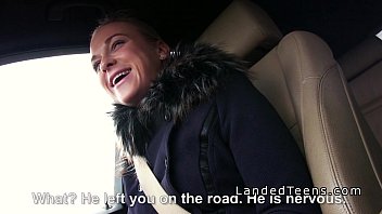 Preview 2 of Omani Ledi - Teen hitchhiker bangs stranger in public
