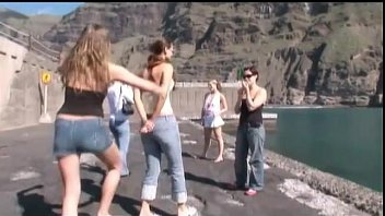 Preview 1 of Thunder Bay Whores - Busty minx gets her anus plugged on a boat