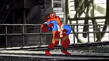 Preview 3 of Animal Sxe Girls - Deadpool Fucks Spiderman Mugen