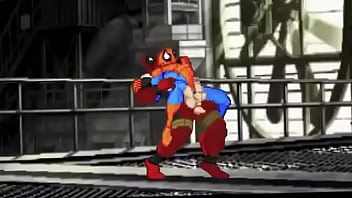 Preview 1 of Animal Sxe Girls - Deadpool Fucks Spiderman Mugen