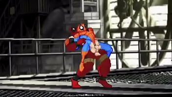Preview 4 of Animal Sxe Girls - Deadpool Fucks Spiderman Mugen
