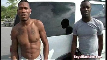 Preview 1 of Anak Murid Vc Ibu Guru - White Young Boy Fucked Hard By Black Gay Dude 05