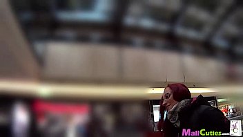 Preview 2 of Kincinh - MallCuties - Amateur redhead girl sucking and fucking for shopping free